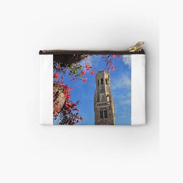 Item preview, Bruges Belfry with Flowers - Bruges, Belgium designed and sold by Photographic Memories.