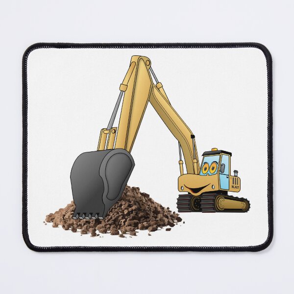 Item preview, Excavator bucket crane cartoon  designed and sold by Scott Hayes.