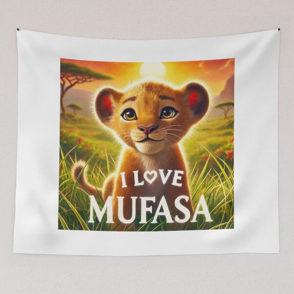 Item preview, I Love Mufasa designed and sold by dreambigdrive38.