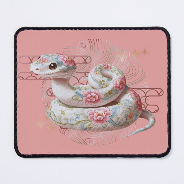 Item preview, Year of the Snake ornamental cute snake  designed and sold by Lunar009.