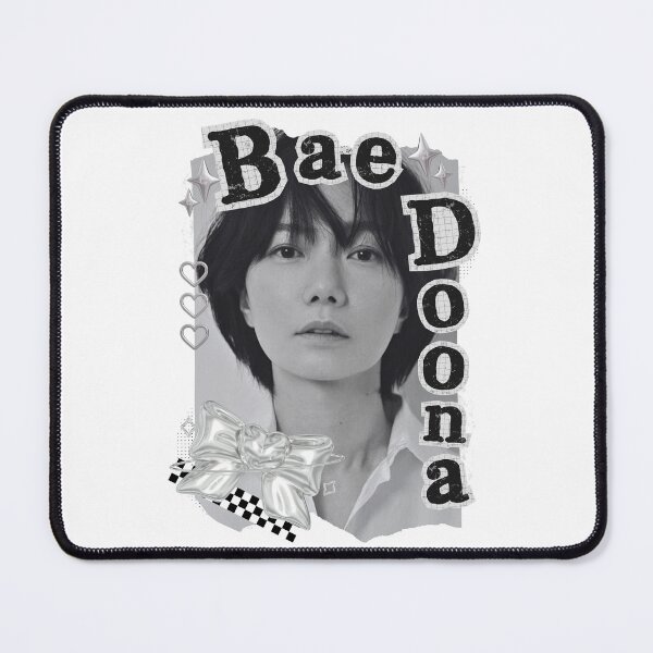 Item preview, Bae Doon Korean Actress Black and White Collage Design designed and sold by AJUNICE STUDIO.