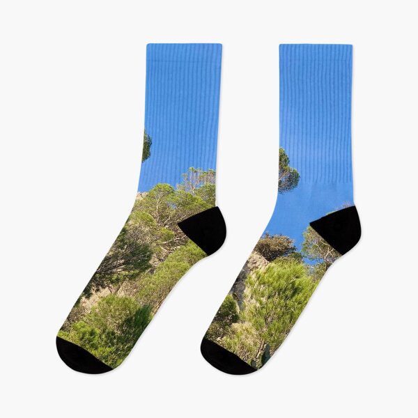 Item preview, Macchia Mediterranea Maquis Shrubland Sunny Green Pines designed and sold by Quoppidou.