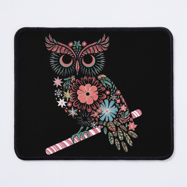 Item preview, Colorful Floral Owl Illustration with Intricate Patterns designed and sold by love3617.