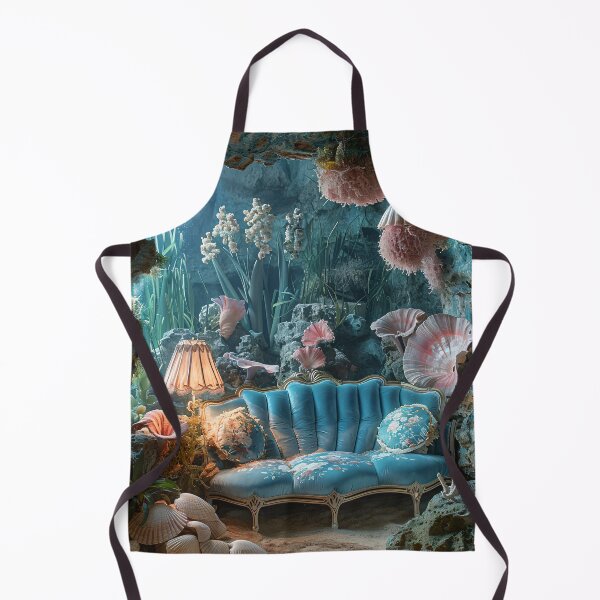 Item preview, Underwater Dream Villa | Vintage Aesthetic Art designed and sold by yinyuecreation.