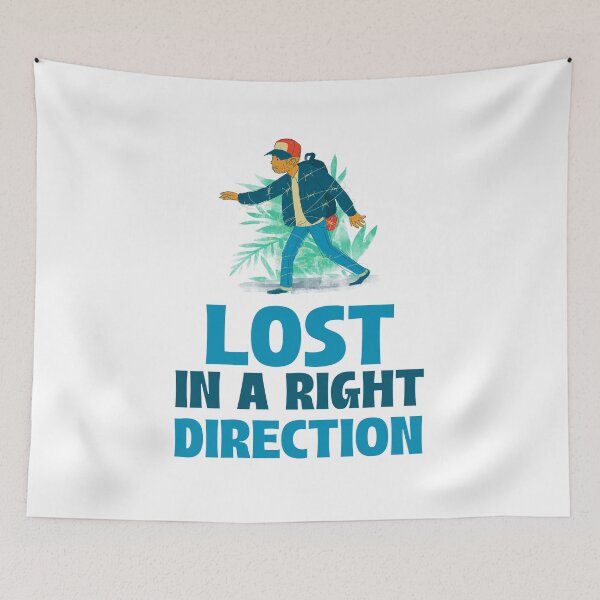 Item preview, Lost in a Right Direction designed and sold by 87-Aesthetics.