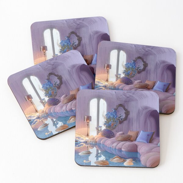 Item preview, Underwater Dream Villa | Vintage Aesthetic Art designed and sold by yinyuecreation.