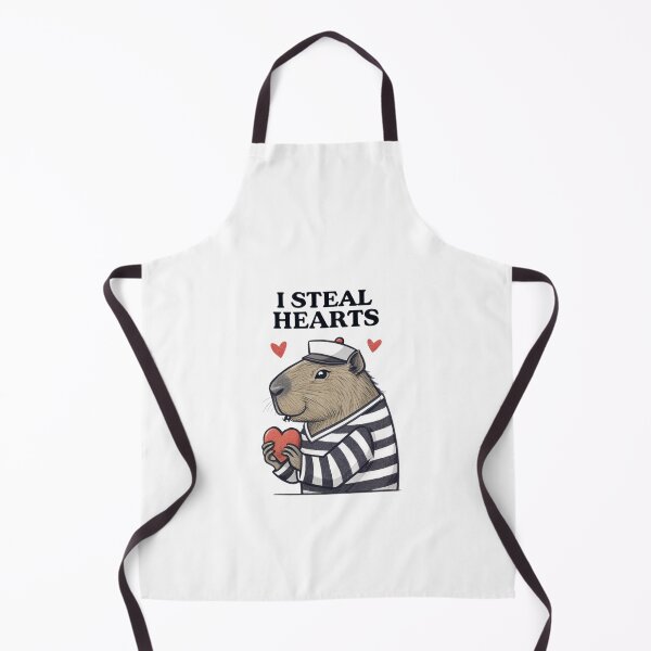 Item preview, I Steal Hearts Capybara - Cute and Funny Capybara Design designed and sold by Colorful-Garden.
