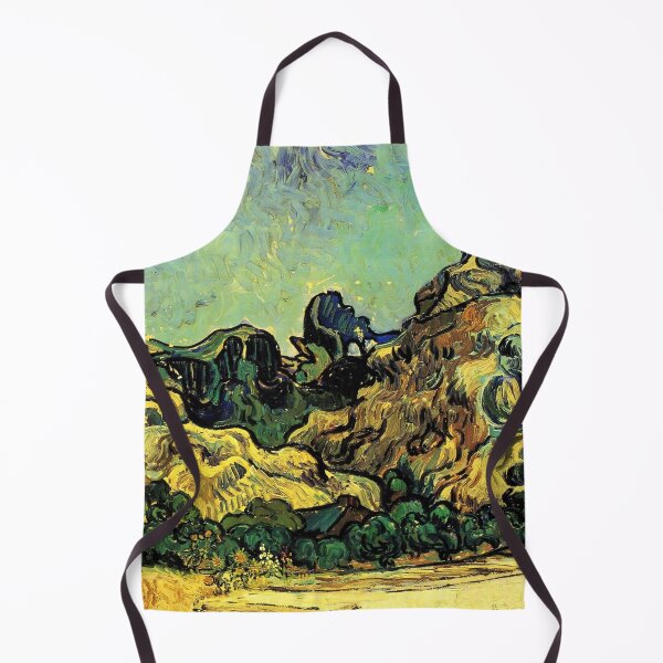 Item preview, Mountains At Saint-remy With Dark Cottage designed and sold by irynaartbyim.