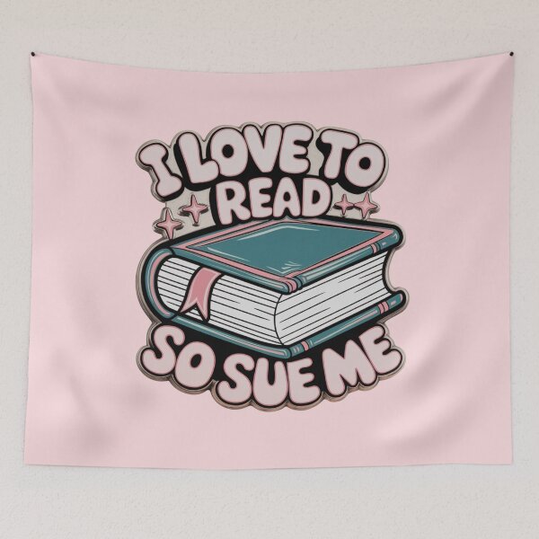 Item preview, I Love to Read - Cute Book Lover Sticker for Readers, Fanfiction Fans, and Kindle Enthusiasts designed and sold by DEEPDesignsART.
