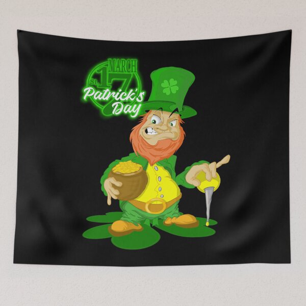 Item preview, Irland leprechaun St. Patricks Day  designed and sold by TheEndDesign.