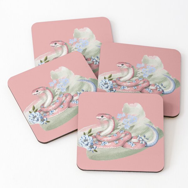 Item preview, Year of the Snake ornamental snake with flowers designed and sold by Lunar009.