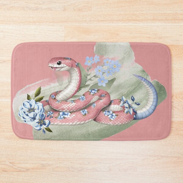 Item preview, Year of the Snake ornamental snake with flowers designed and sold by Lunar009.