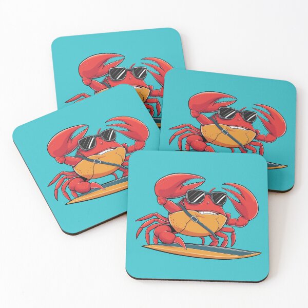 Item preview, Surfer Crab Catching Waves designed and sold by NiRia Spot.