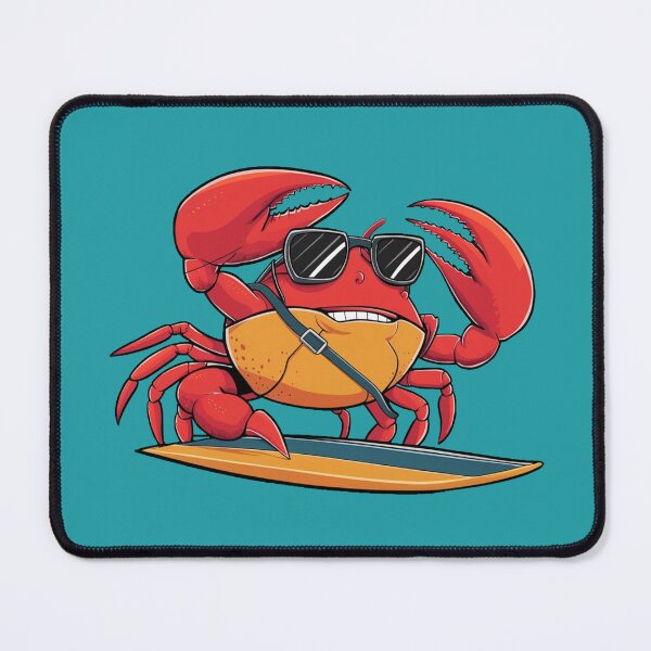 Item preview, Surfer Crab Catching Waves designed and sold by NiRia Spot.