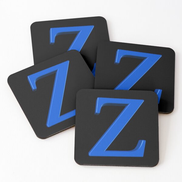 Item preview, The Letter Z Dimensional Blue designed and sold by Art in My Loft.