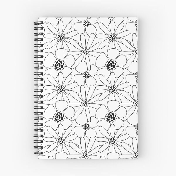 Item preview, Minimalist Black and White Floral Outline Pattern | Elegant Botanical Design designed and sold by anisgott.
