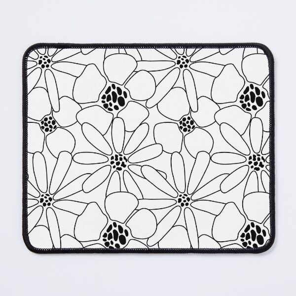 Item preview, Minimalist Black and White Floral Outline Pattern | Elegant Botanical Design designed and sold by anisgott.