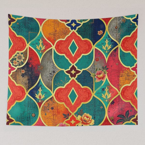Item preview, Vintage Colorful Abstract Pattern Hypnosis Mystic Modern Art designed and sold by Kia Blaze.
