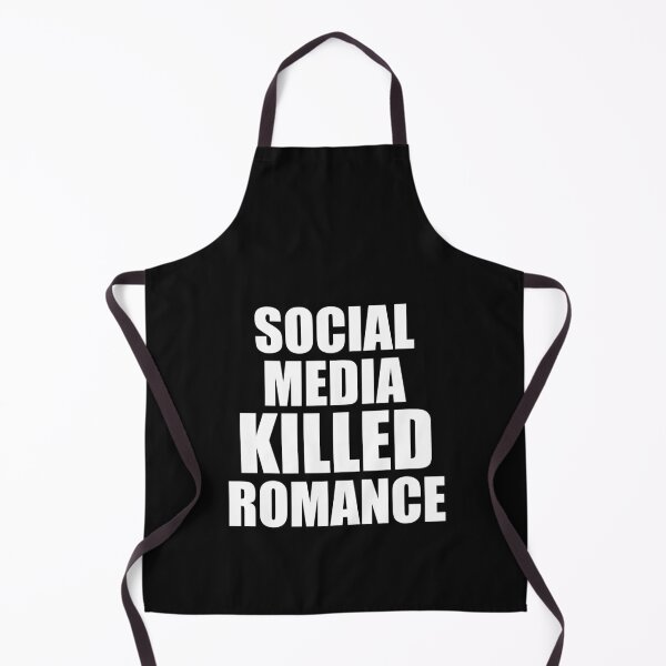 Item preview, Social Media Killed Romance Back designed and sold by clothesy7.