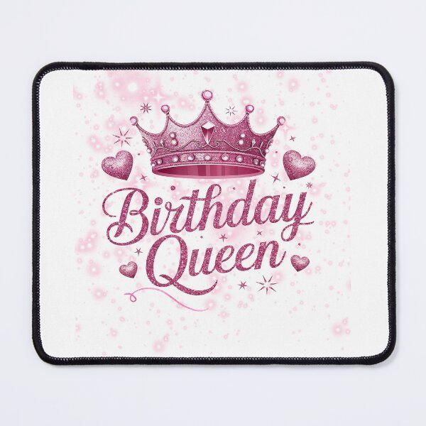 Item preview, Birthday Queen - Pink Crown Design for Her Special Day designed and sold by Shabby Script Archive | Digital Designer .