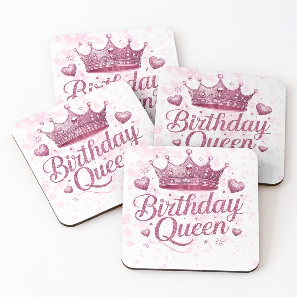Item preview, Birthday Queen - Pink Crown Design for Her Special Day designed and sold by Shabby Script Archive | Digital Designer .