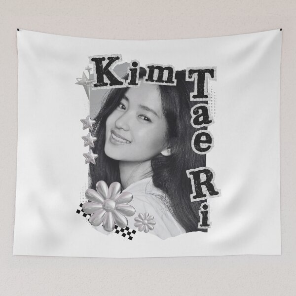 Item preview, Kim Tae-ri Korean Actress Black and White Collage Design designed and sold by AJUNICE STUDIO.
