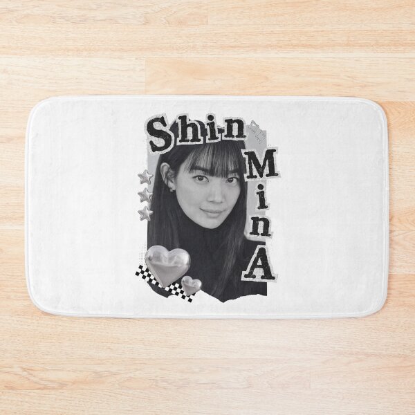 Item preview, Shin Min-a Korean Actress Black and White Collage Design designed and sold by AJUNICE STUDIO.