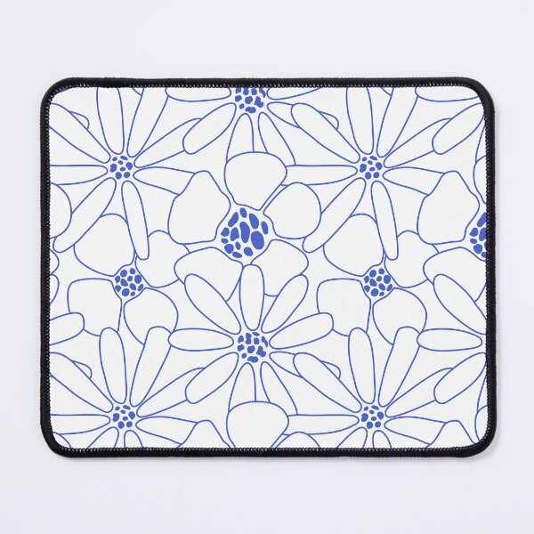 Item preview, Blue Floral Outline Pattern | Modern Botanical Design designed and sold by anisgott.