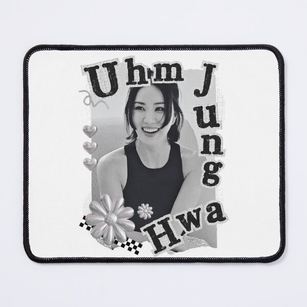 Item preview, Uhm Jung-hwa Korean Actress Black and White Collage Design designed and sold by AJUNICE STUDIO.