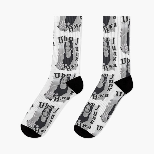 Item preview, Uhm Jung-hwa Korean Actress Black and White Collage Design designed and sold by AJUNICE STUDIO.