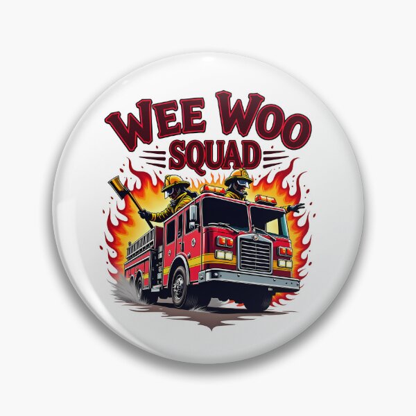 Item preview, Wee Woo Squad Fire Truck designed and sold by MarcinTShop.