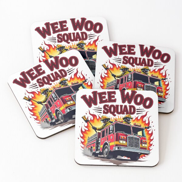 Item preview, Wee Woo Squad Fire Truck designed and sold by MarcinTShop.