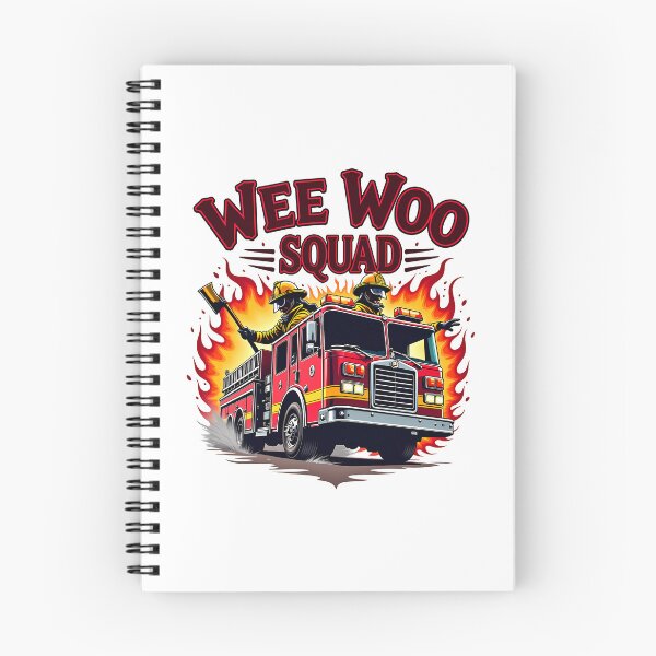 Item preview, Wee Woo Squad Fire Truck designed and sold by MarcinTShop.