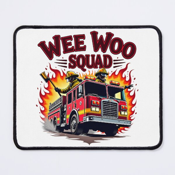Item preview, Wee Woo Squad Fire Truck designed and sold by MarcinTShop.
