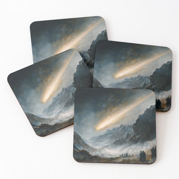 Item preview, Medieval Dark Fantasy - Ancient Apocalypse Art Painting designed and sold by Fantasy Masterpiece.
