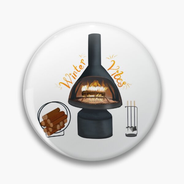 Item preview, Winter Vibes Fireplace designed and sold by daphsam.