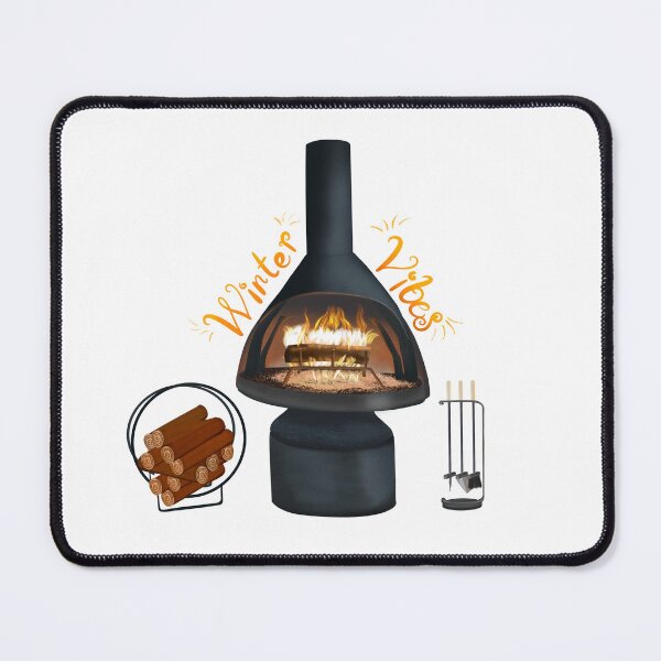 Item preview, Winter Vibes Fireplace designed and sold by daphsam.