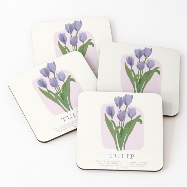 Item preview, Tulip 1 John 4:18-19 designed and sold by Laura Lee Cochran.