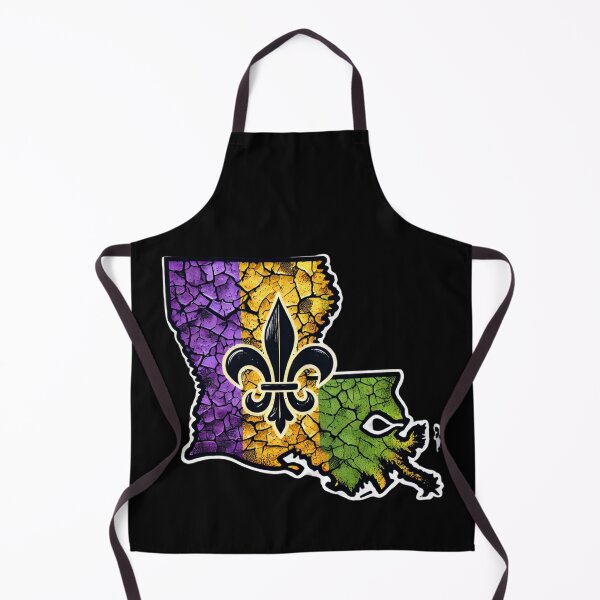Item preview, Louisiana State Mardi Gras Design with Fleur-de-Lis - Distressed Festival designed and sold by BlankCanvasHaHa.