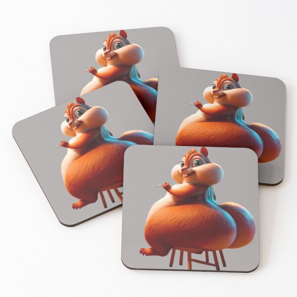Artikelvorschau, Streifenhörnchen Eichhörnchen Gyatt Ass Meme Design entworfen und verkauft von Endless-mind.