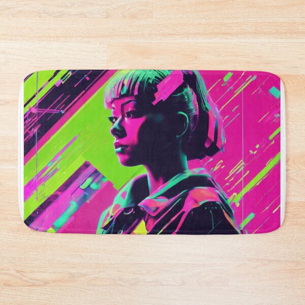 Item preview, Neon Glitch Art | Pixelated 2000s Digital Aesthetic Design with TV Static Effect designed and sold by andrew758.
