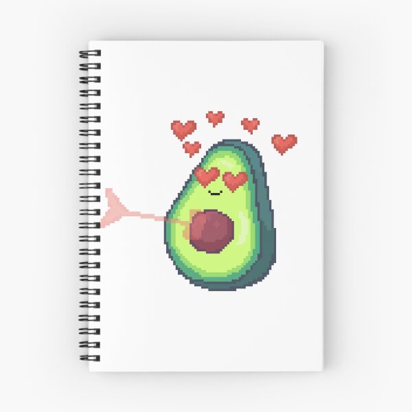 Item preview, pixel art of kawaii avocado arrowed by cupid with a heart arrow victim of love love spell designed and sold by ZerpaGiovanna.
