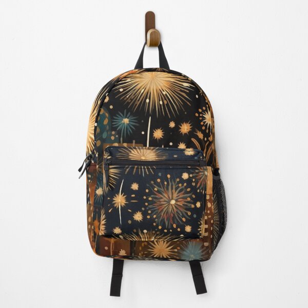 Item preview, Sparkling Gold City Fireworks designed and sold by Neika Shimm Designs.