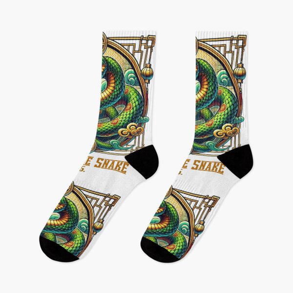 Item preview, Year of the Snake 2025 - Vibrant Chinese Zodiac Art designed and sold by Margival.