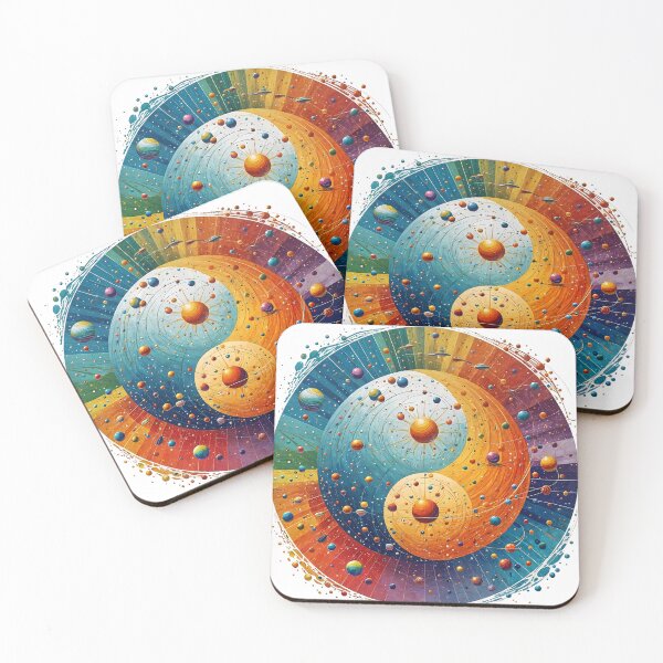 Item preview, Yin-yang symbol in a rainbow of colors designed and sold by OrlyLaWizard.