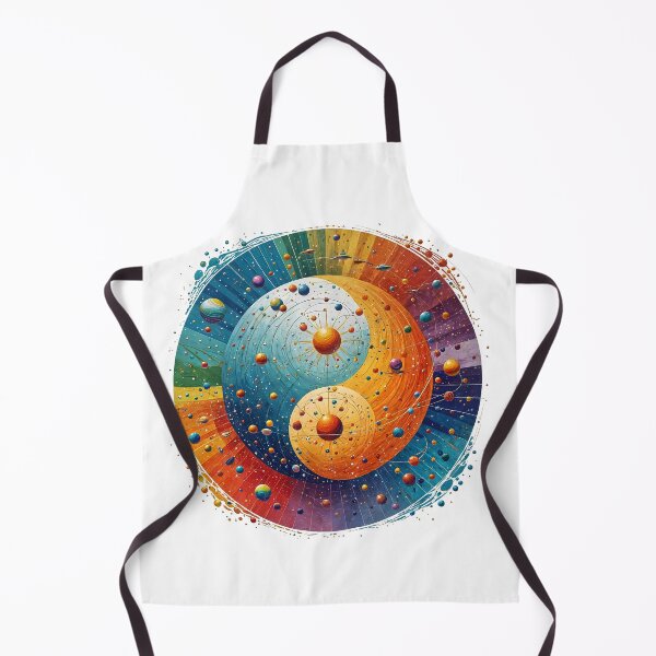 Item preview, Yin-yang symbol in a rainbow of colors designed and sold by OrlyLaWizard.