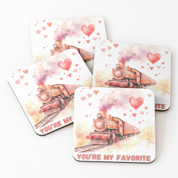 Item preview, YOU'RE MY FAVORITE TRAIN CREW, best gift for valentine's day for train crew designed and sold by FelkMariShop.