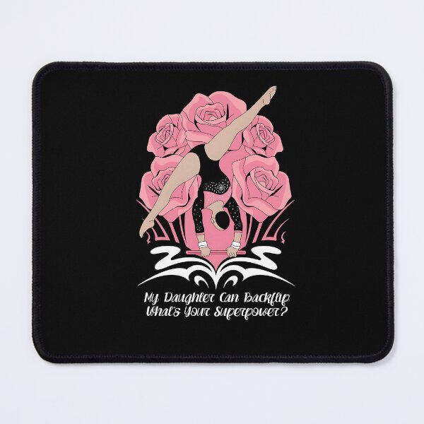 Item preview, My Daughter Can Backflip What’s Your Superpower? Funny gifts for gymnastic dad designed and sold by MikeKart.