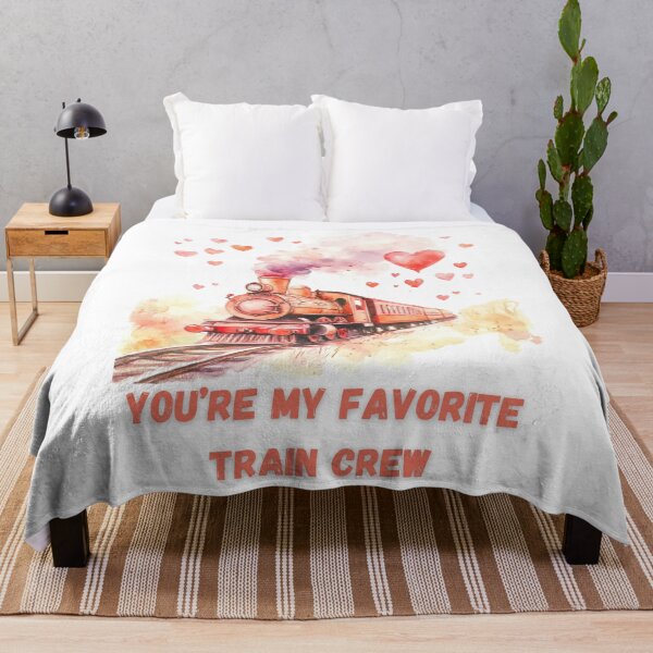 Item preview, YOU'RE MY FAVORITE TRAIN CREW, best gift for valentine's day for train crew designed and sold by FelkMariShop.