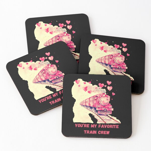 Item preview, YOU'RE MY FAVORITE TRAIN CREW, best gift for valentine's day for train crew designed and sold by FelkMariShop.